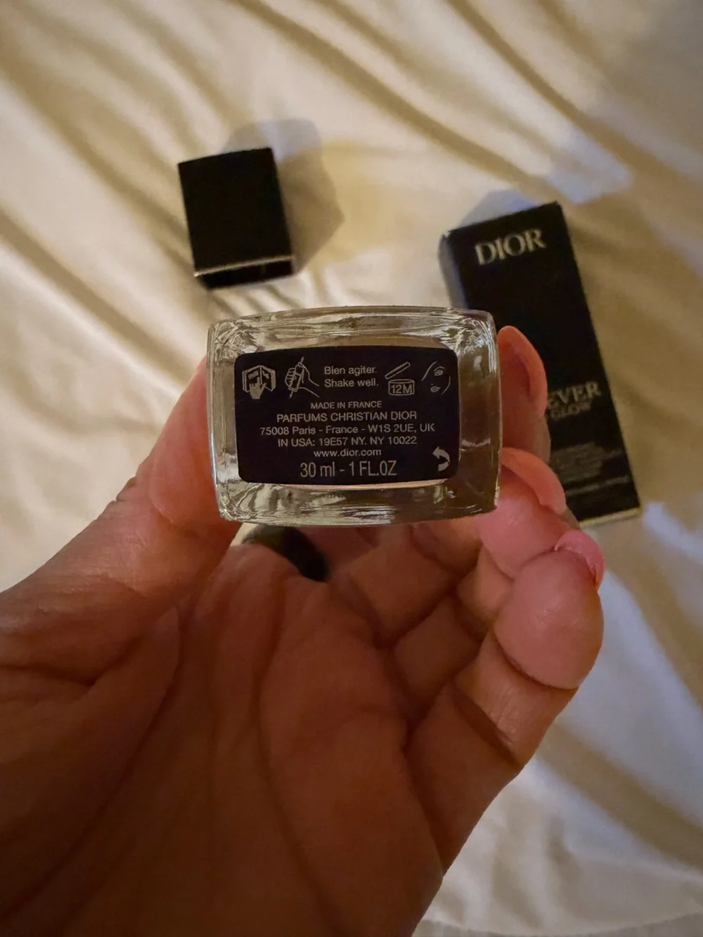 Dior Forever skin glow foundation.